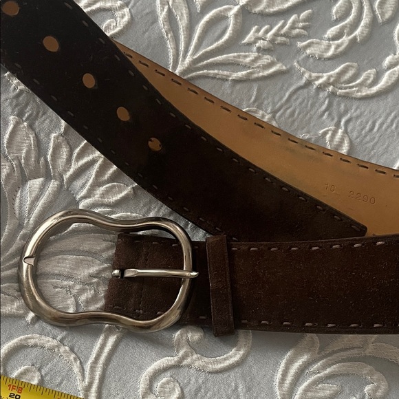 Prada Brown Suede  Belt - Picture 10 of 10